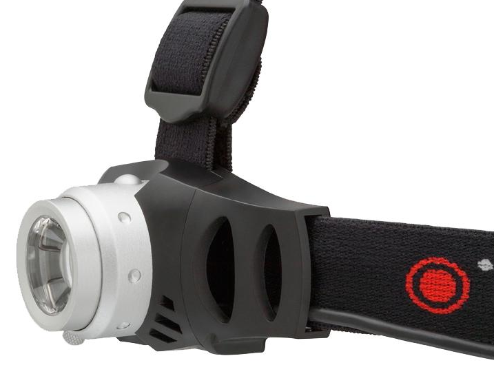Čelová svítilna Ledlenser H6R detail hlavice